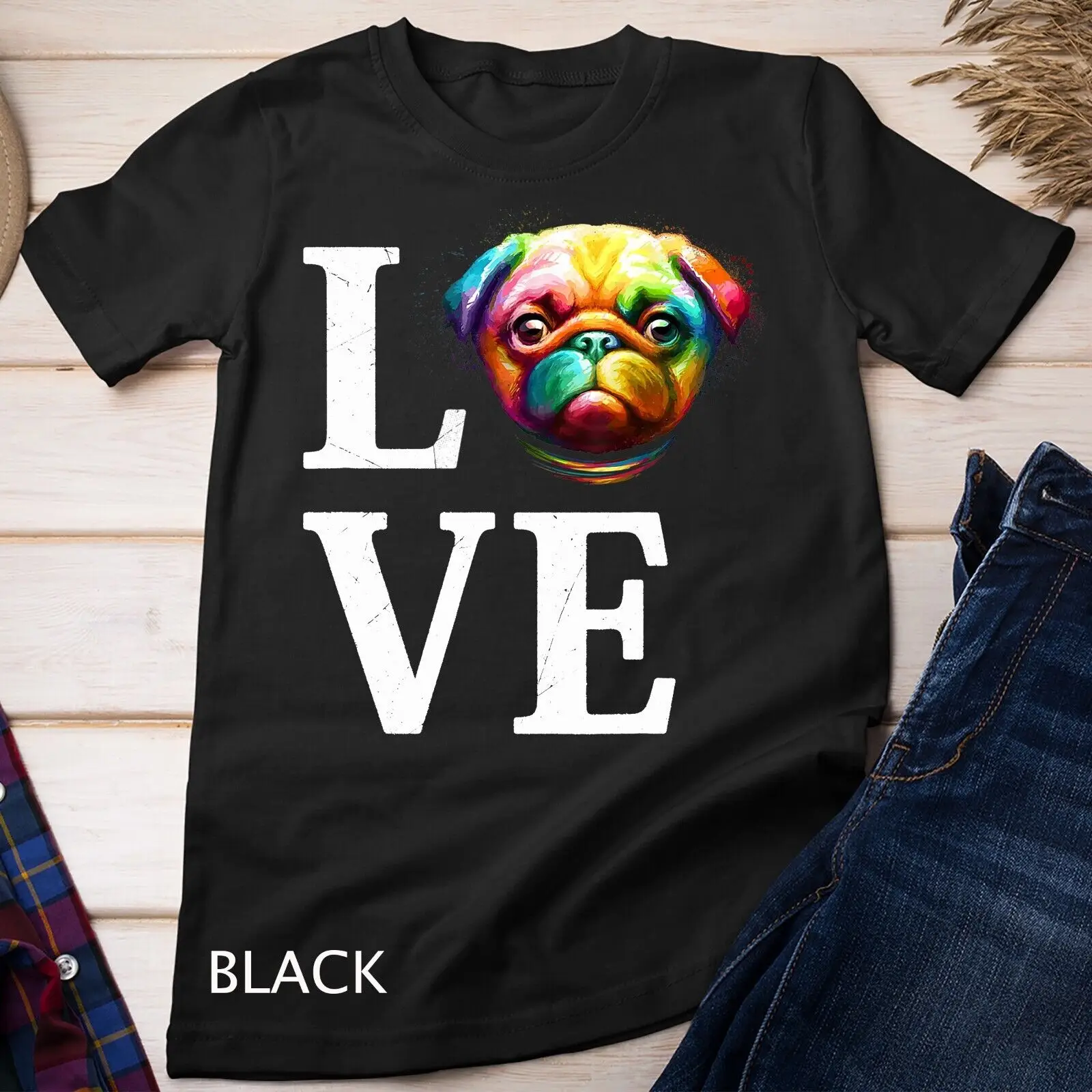 

Футболка унисекс Love Pug