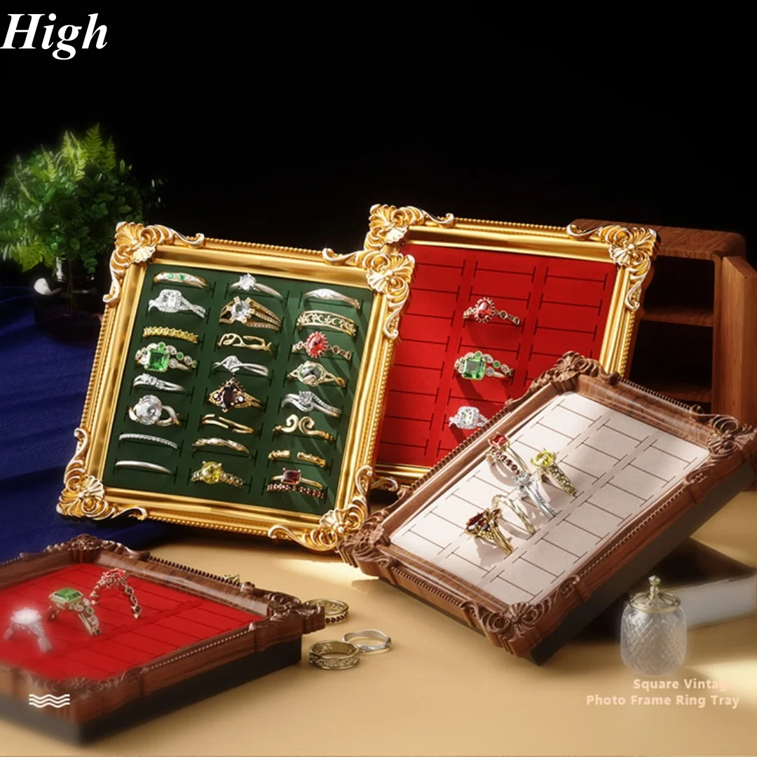 Mikovivi Présentoir à Bagues Vintage, Support à Bagues Baroque