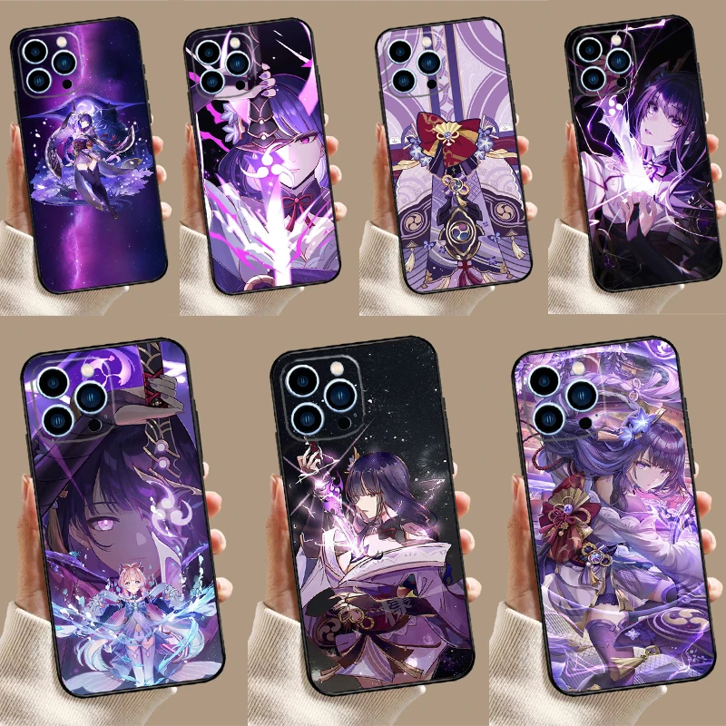Raiden Shogun Genshin Impact Protective Phone Case