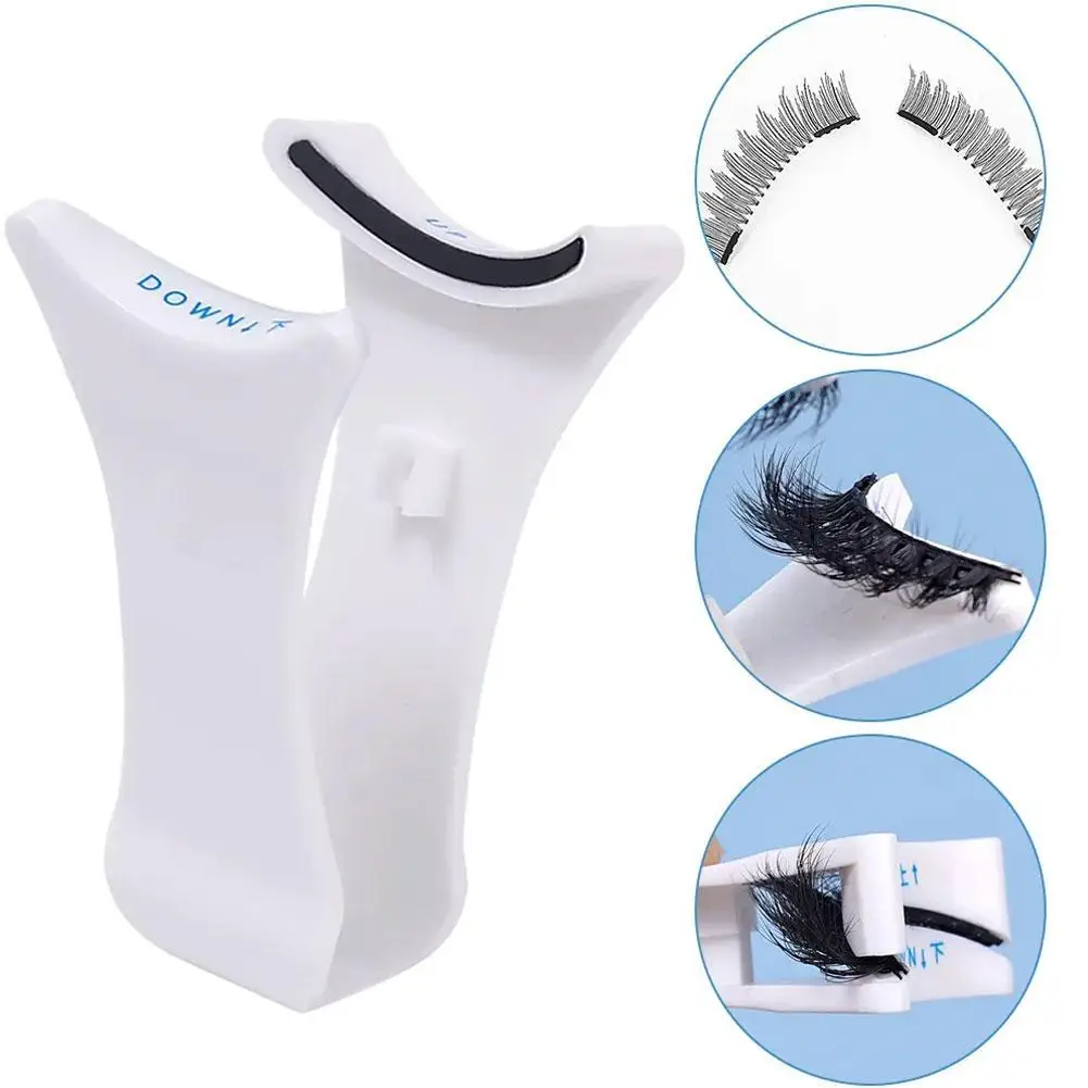 1pcs Professional Magnetic Eyelashes Extension Applicator False Eyelashes Tweezer Curler Clip Clamp Makeup Tools Women