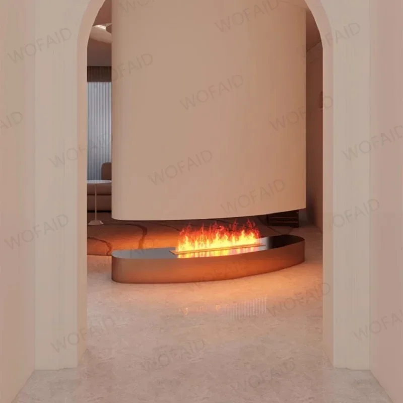 Decorative Electric Fireplaces and Stoves with Fire Imitation 3d Automizing Electric Vapor Fake Flame Fireplace