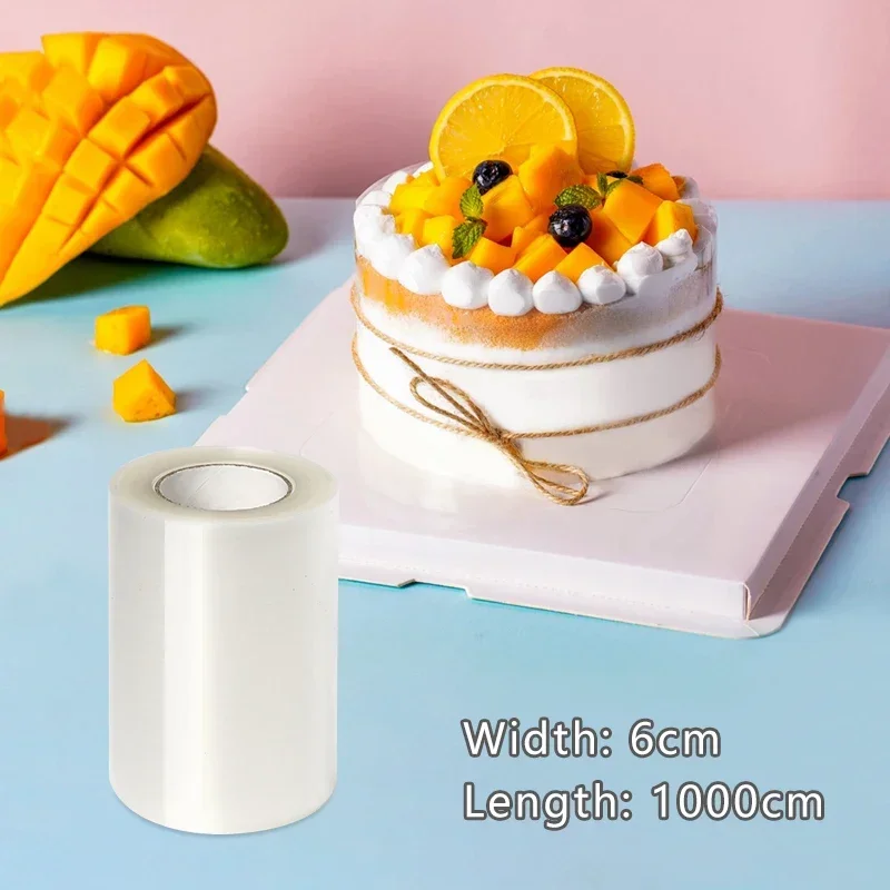 Cake Decorating Tools Cake Baking Tools Baking Cake Ring Cake Collar Mousse Cake Transparent Hard Surrounding Birthday Decorative Sheet Surrounding Edge Clear Strip for Baking