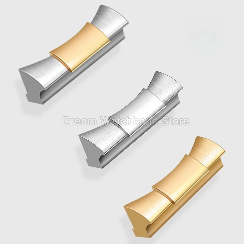 Exquisite Premium Stainless Steel Watchband End Link with Fine-Polished Finish