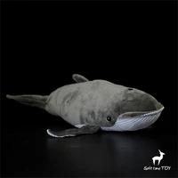 Blue Whale High Fidelity Anime Cute Plushie Baleen Whale Plush Toys Lifelike Animals Simulation Stuffed Doll Kawai Toy Gifts Kid 1