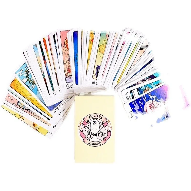 Britts Third Eye Tarot Full English Version 78-Card Deck Oracle Friends Party Board Game Divination Fate 03KA 5