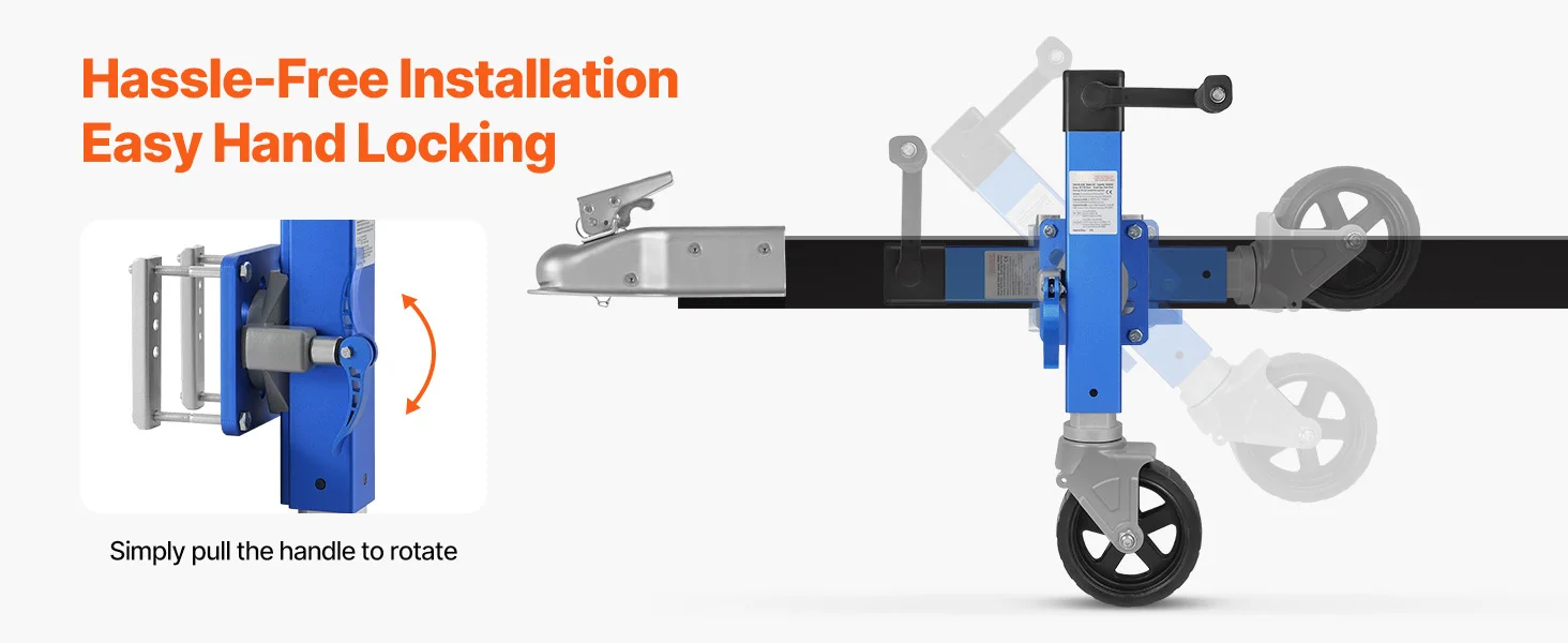Corrosion-resistant trailer jack material