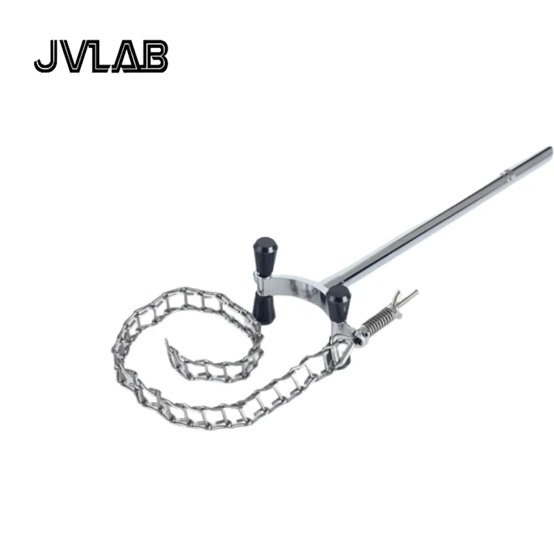 Laboratory Chain Clamp Flask Clamp Beaker Stainless Steel Fixing Iron Stand