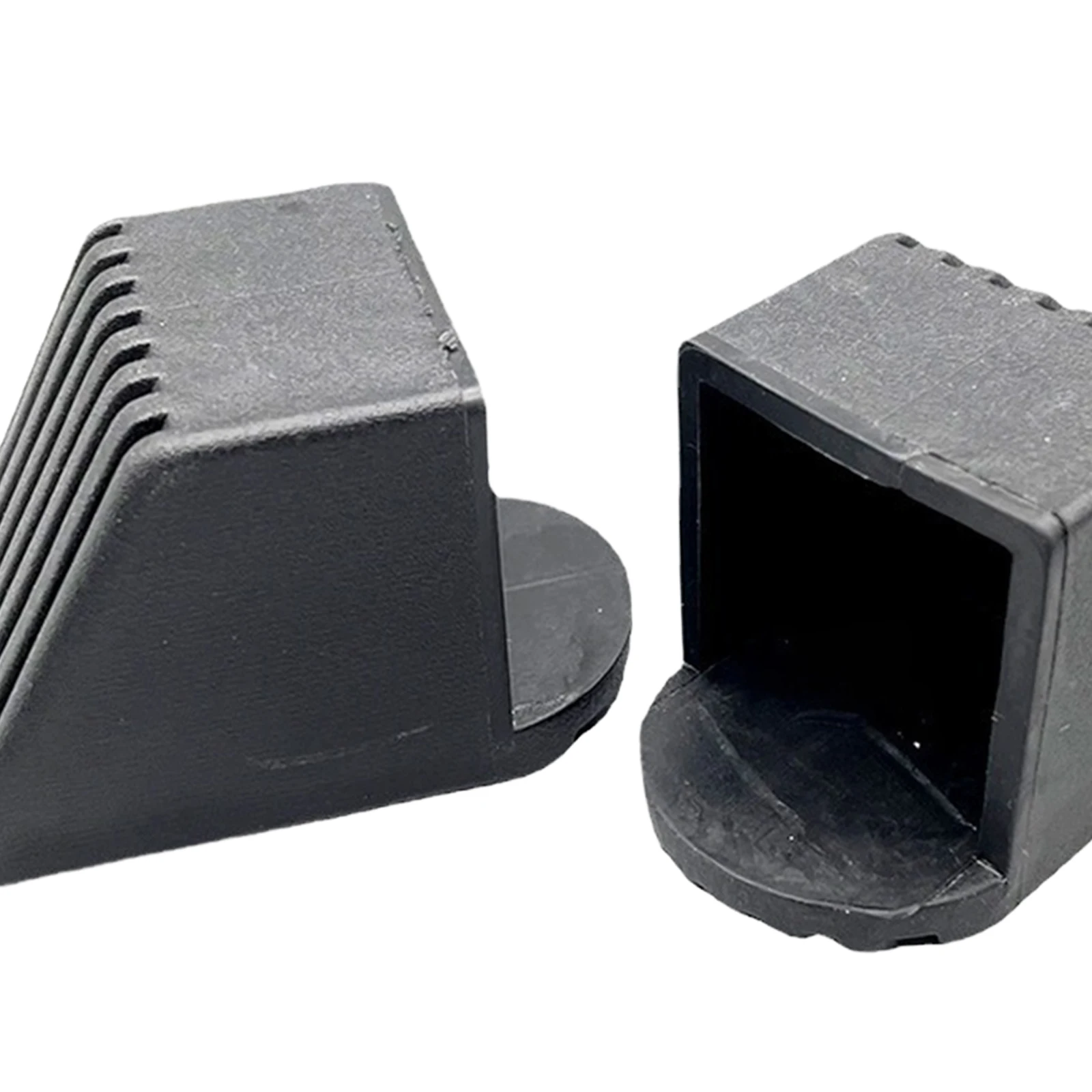 Gym Accessories 2 Pcs Fitness Equipment End Cap Gym Equipment Rubber End Caps Floor Protectors Replacement Parts Non-slip Square Cover