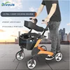 Aluminum Lightweight for Disable Adult Elderly Mobility Outdoor Walking Aids Folding Rollator Walker With Seat 6