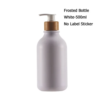 1Pcs 500Ml สีขาว Soap Dispenser แชมพูขวดห้องน้ำสบู่ขวดขนาดใหญ่-ความจุโลชั่นกดพลาสติกขวด 17