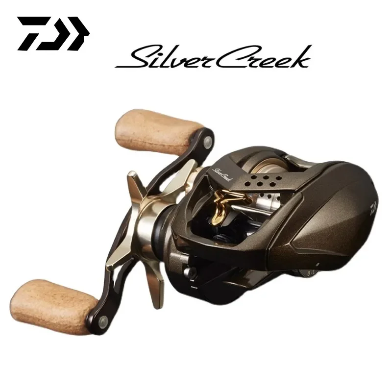 

DAIWA 2022 SILVER CREEK STREAM CUSTOM Air TW Baitcast Рыболовные катушки потока Низкопрофильная горная цепь Оригинал 8.5R 8.5L