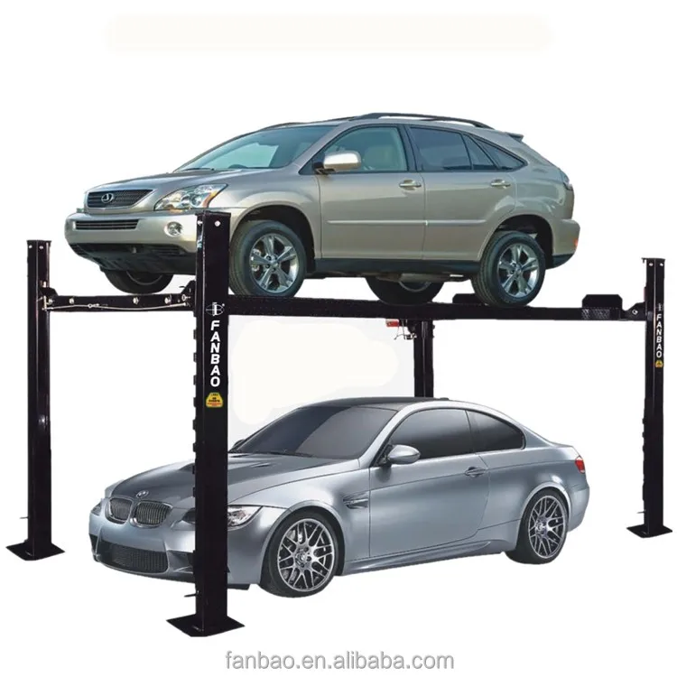 

Best Price In Stock Ce Certification Four Post Double Car Parking Lift