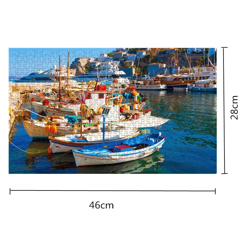 500 Pieces Creative Jigsaw Puzzle Various Landscape Assembling Picture Adults Anti Stress Puzzles Toys for Kids Games Xmas Gift 3