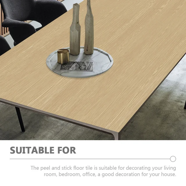 Fa Gabona Padlómatricák Vízálló Dekoráció Eltávolítható Pvc Backsplash Étterem Konyha - Image 2