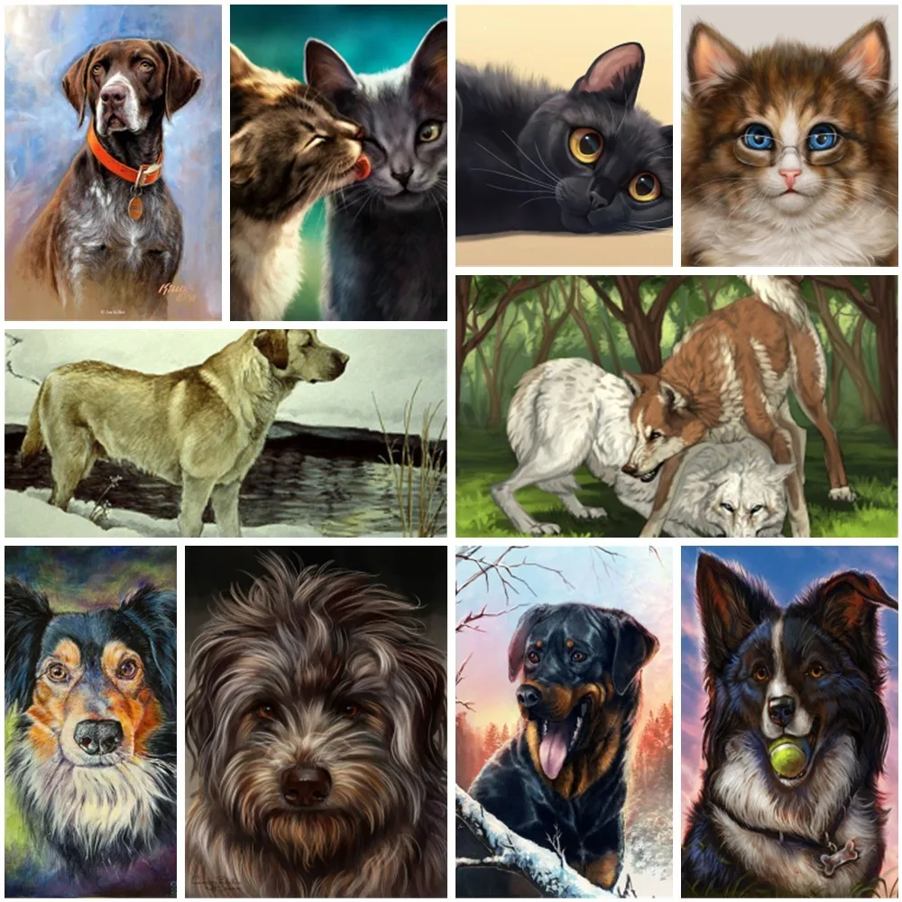 

Animal Dog Paint By Number Handicrafts Diamond Painting On Clearance Crafts Supplies For Adults Wall Art Gift For Wife 2023 HOT
