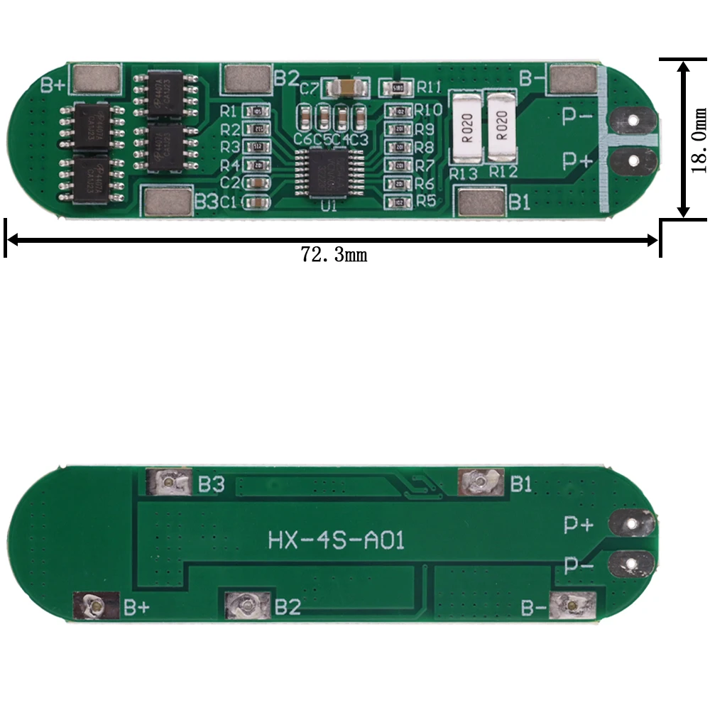 4S 12A 14.8V 16.8V 18650 Lithium Battery Protection Board 4 Cells Li-ion  Lipo Polymer Charger Protection BMS/PCM/PCB Module - AliExpress