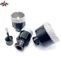 Mèche de perçage en diamant brasé à sec M14, pour le perçage de carreaux de porcelaine, de marbre, de pierre, scie à trous pour meuleuse d'angle 1