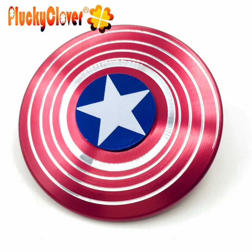 キャプテンアメリカメタルフィジェットスピナー、ハンドスピナー