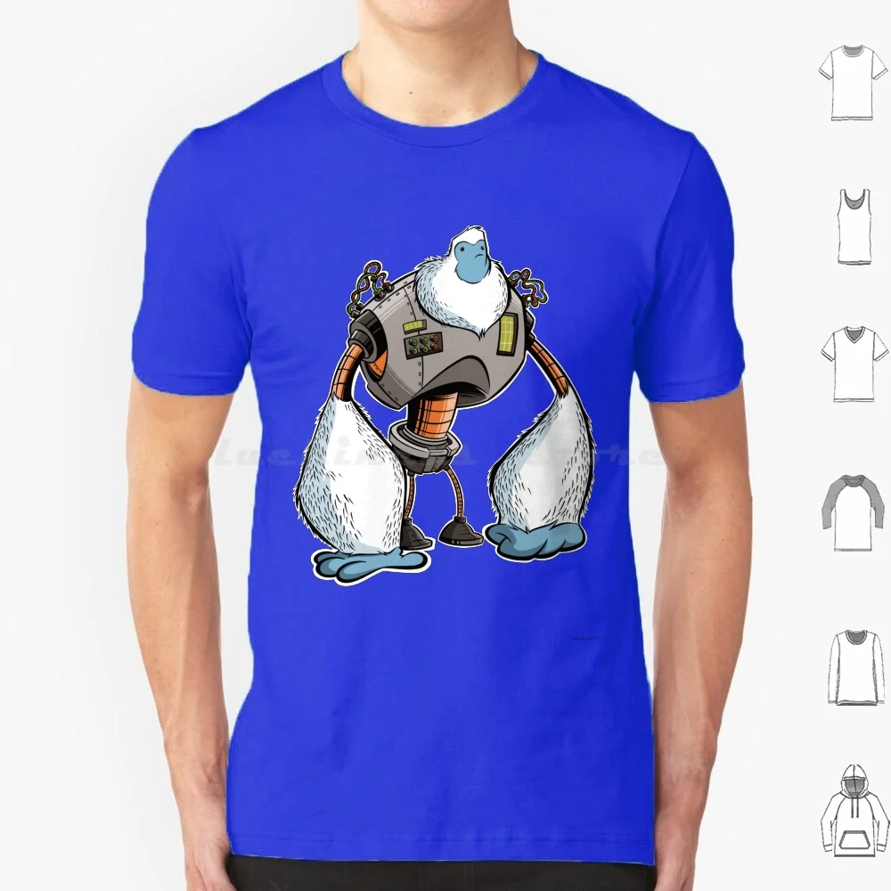 Bot T Shirt Uomo Donna Bambini 6Xl Robot Abominable Snowman Abuminable Snow Monster Himalaya Cryptid Cryptids Cryptoology