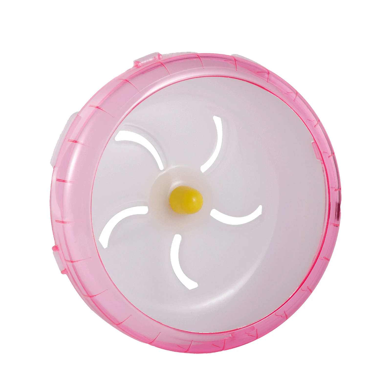 3 Größen Haustier Hamster Laufrad stumm fliegende Untertasse Stahl achse Rad Laufs cheibe Spielzeug Käfig Kleintier Hamster Zubehör – Detail 7