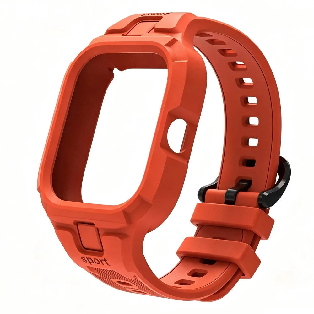 Silicone Sports Band with Integrated Cover - Premium Strap