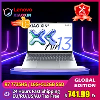 2025 Lenovo Xiaoxin 13 Air Laptop AMD Ryzen 7 7735HS 16G/512G SSD Portable Notebook Lightweight Laptop 54Whr 1