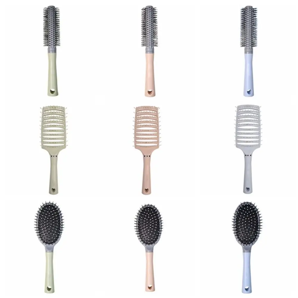Fashion Waterproof Air Cushion Comb Anti-static Portable Scalp Massage Comb Hair Styling Arc Structure Hollow Comb Salon Home
