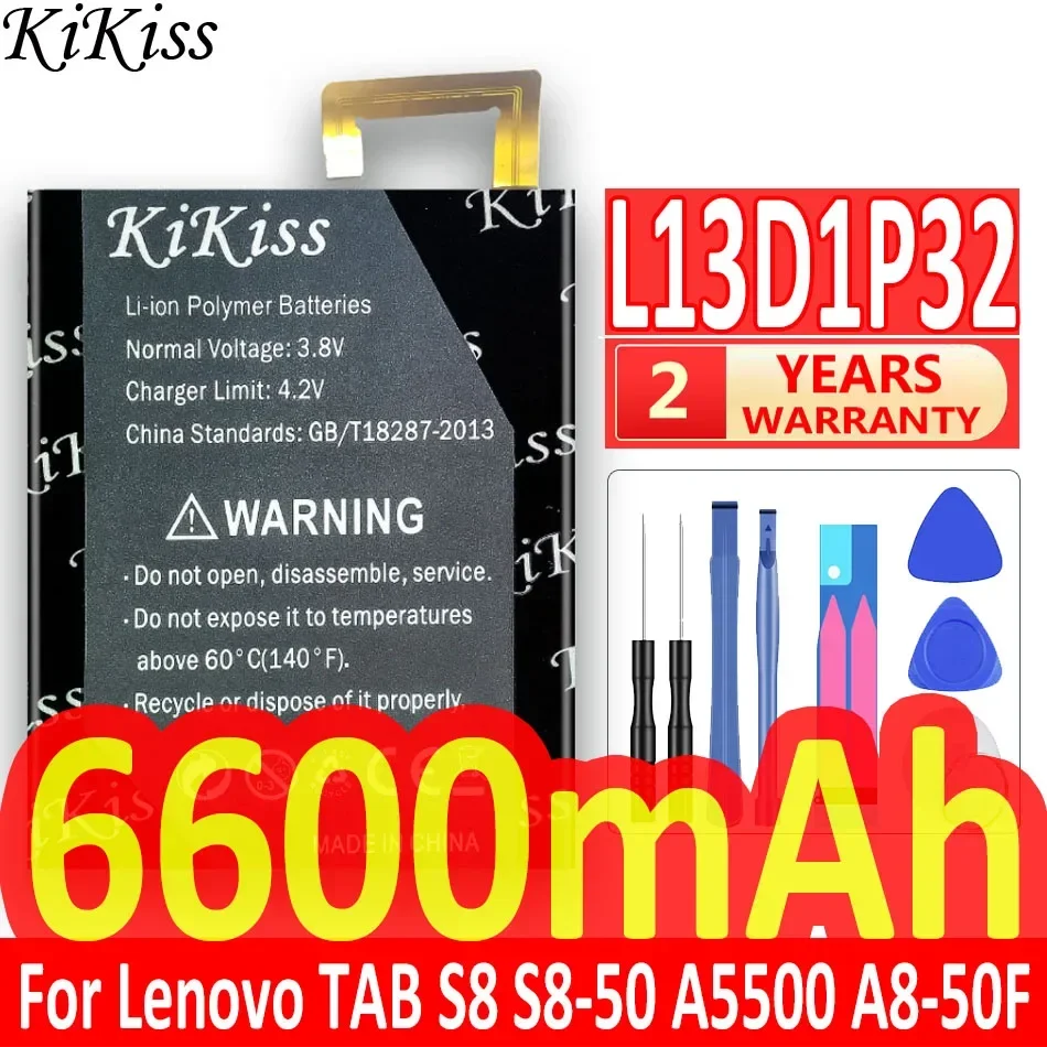 

Литий-ионный аккумулятор 6600 мАч L13D1P32 для Lenovo Lepad A8-50 A5500