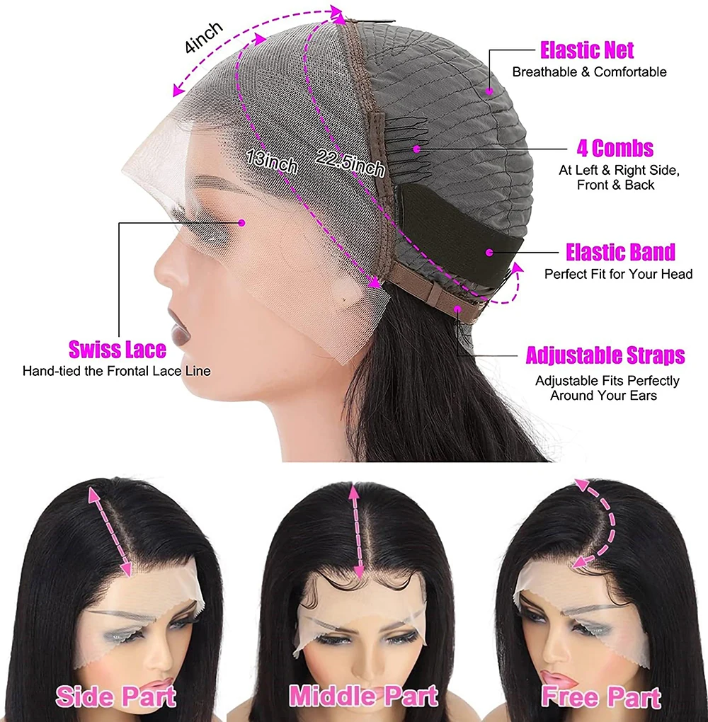 Рисунок 4 - QUANDE 180% Плотность 13x4 прямые