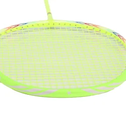 Premium Badminton Racket Protective Wear - Resistant Border Stickers (Fluorescent Yellow)