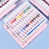 Acrylic Paint & Watercolor Set With Brush 12/24 Colors Pigment 5ml Kids Painting Kit For Beginner Students 3