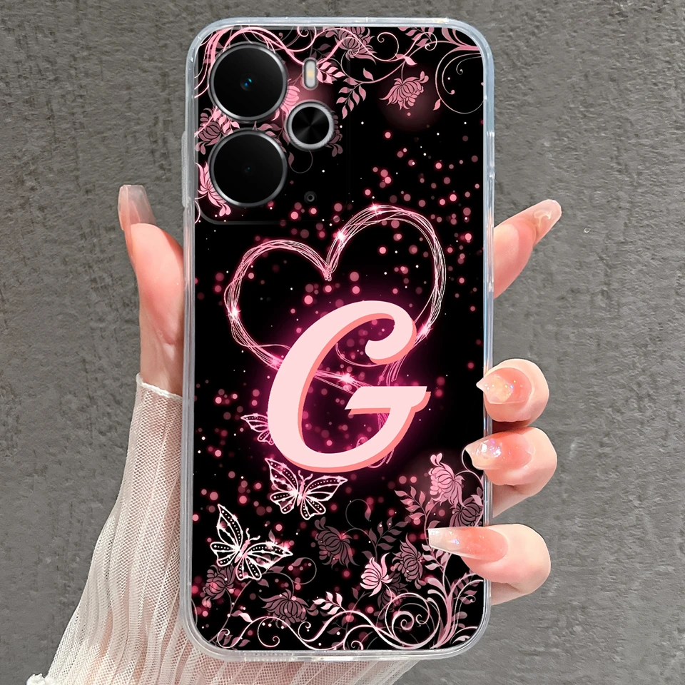 Sparkling Butterfly Shockproof Non-slip Transparent Phone Case Housing