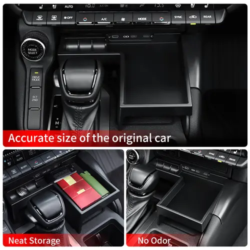For Toyota LC250 Land Cruiser j250 Prado 250 Series  2024 2025 Central Control Storage Box black Interior Upgraded Accessories - Image 6
