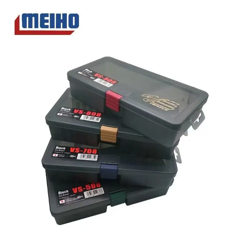 Fishing Lure Japan MEIHO VS702 VS802 VS502 VS902 Accessory Box Storage Fishing Gear Storage Bait Luya Case