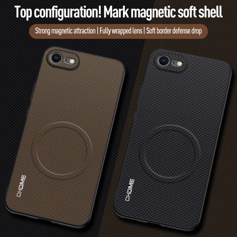 Luxury Car Magnetic Holder Silicone Shockproof Phone Case