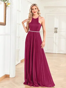 فساتين فاخرة مثيرة بدون ظهر أنيقة للنساء للحفلات الليلية فساتين سهرة طويلة رسمية أنيقة لحفلات الزفاف وحفلات الكوكتيل 3