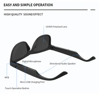 Smart Glasses Bluetooth 5.0 Earphones Wireless Headset Headphone UV400 Polarized Blue Light Blocking Music Eyeglassess - Image 3