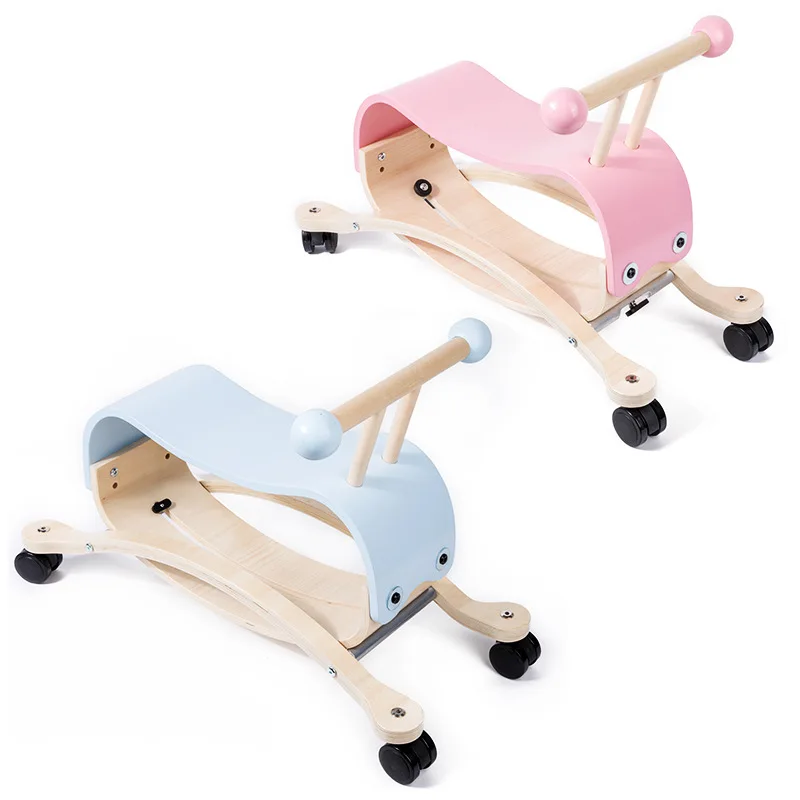 

Children 4-6 years old 2-in-1 rocking horse sliding bike Wooden sliding bike anti-rollover baby walker yo-yo toy