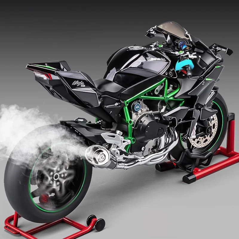 Large 1:6 Kawasaki H2R Bootable Sprayable Dynamic Alloy
