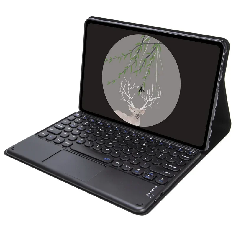 Magnetic Touchpad Keyboard Case for 8.7-Inch Tablets - Enhanced Protective Cover with Built-In Teclado