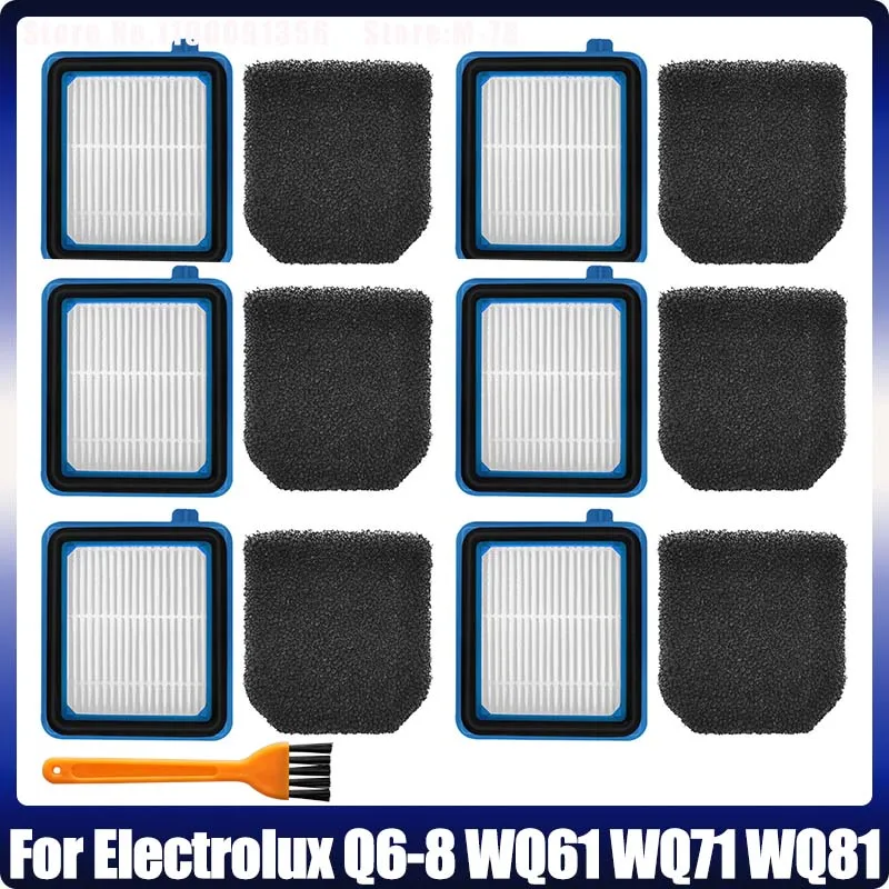 

Replacement Washable HEPA Filter For Electrolux Q6-8 WQ61 WQ71 WQ81 Vacuum Cleaner Accessories Filter Cleaning Tool Spare Parts