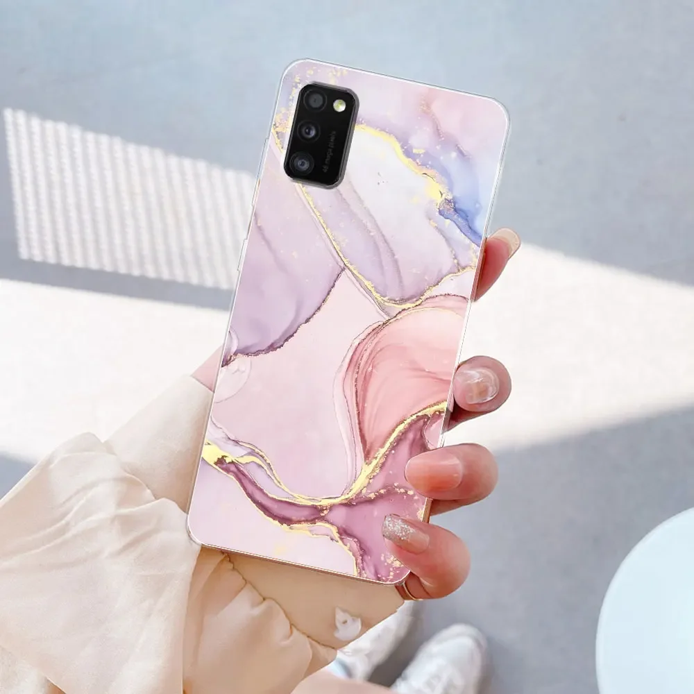 Elegant Marble Soft Clear Silicone Phone Case - Premium Protection