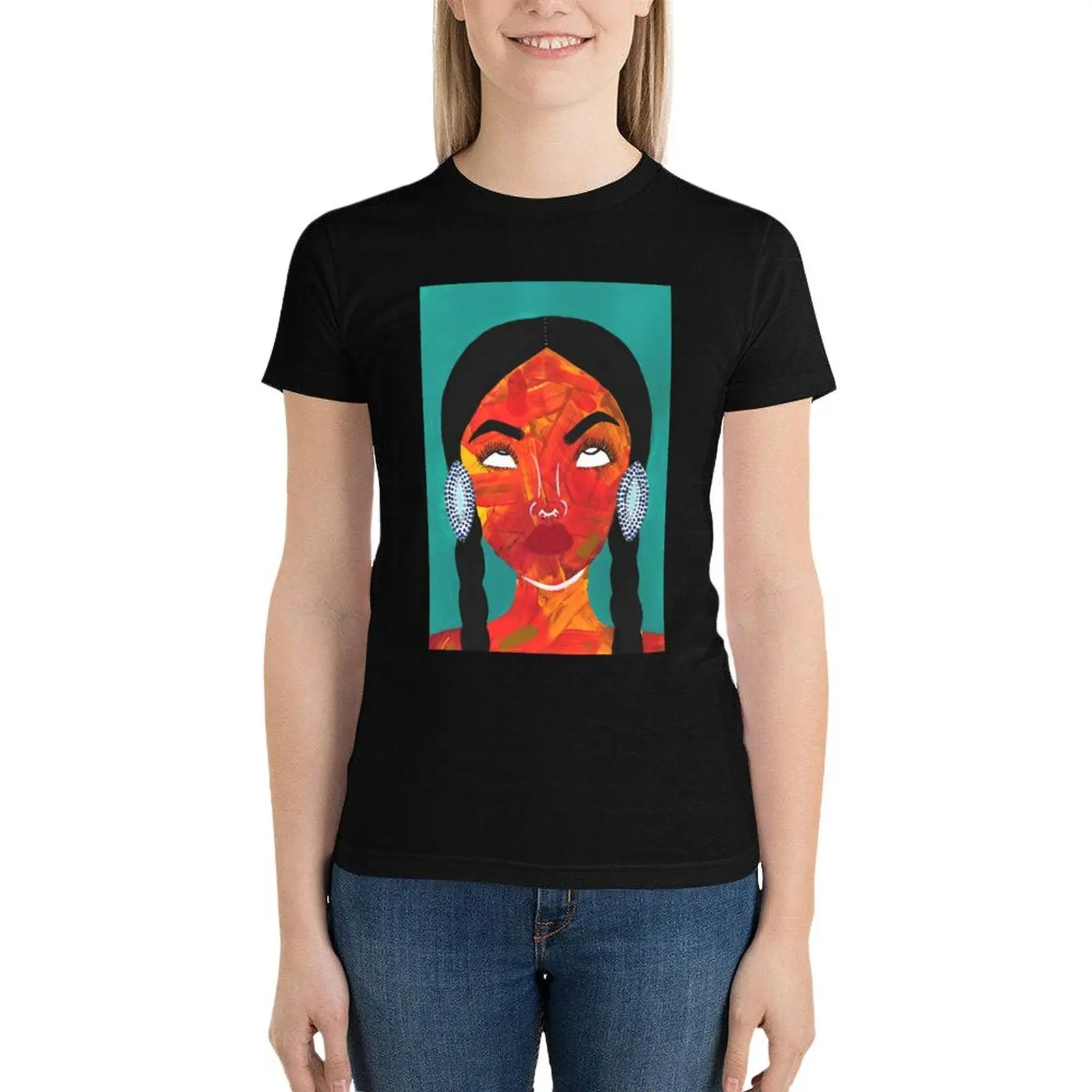 

annoyed auntie T-Shirt female graphics funny Aesthetic clothing Women tops