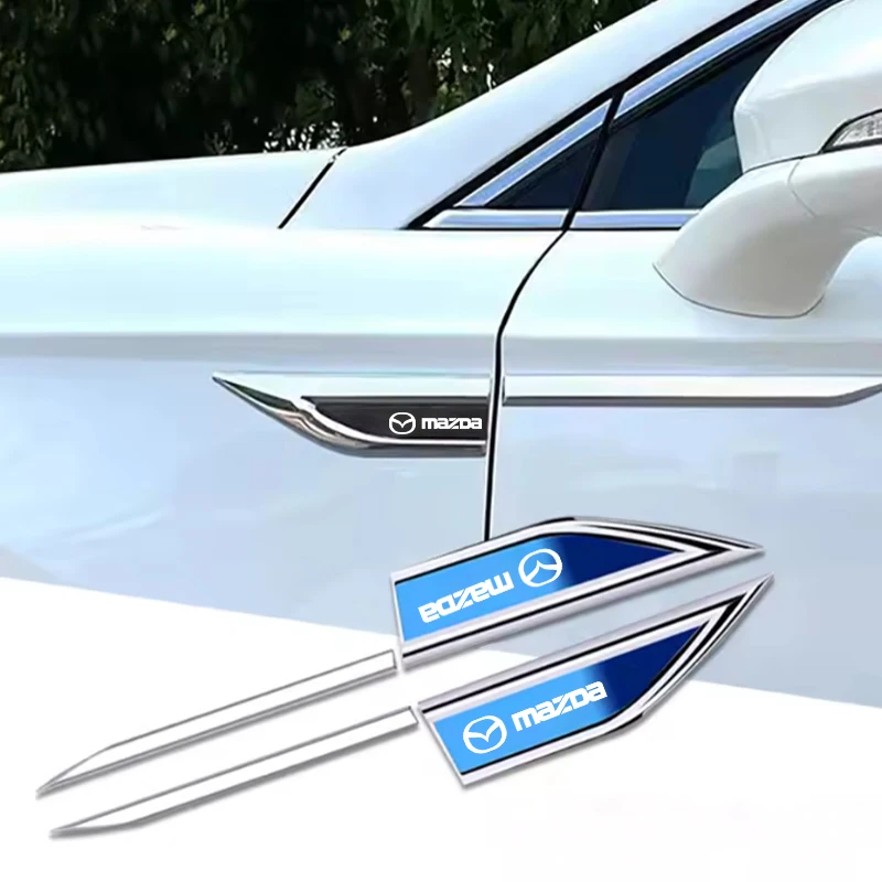 Sleek Car Side Fender Emblem Badge Decals - Stylish Auto Exterior Accessories