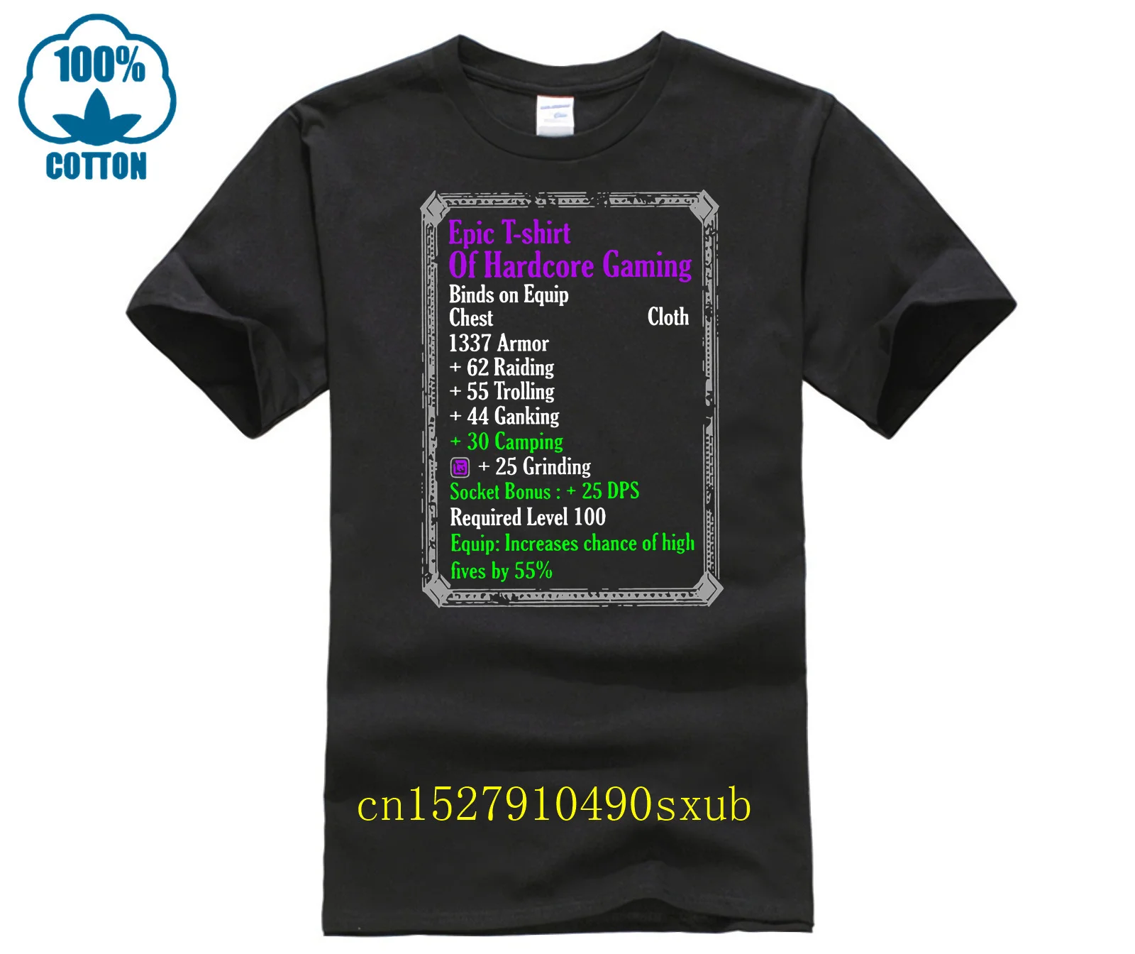 Unisex World Of Warcraft Epic T Shirt Of Ganking Shirt Magliette Uomo Magliette Harajuku Homme Top Tees S 4Xl Vintage Girocollo