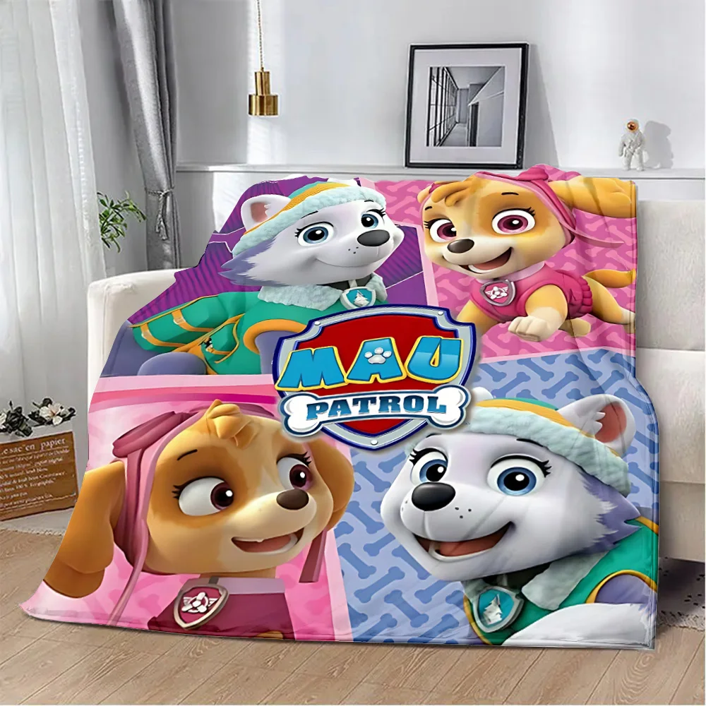 Cute P-PatrolS Cartoon P-PAWs Printed Blanket Picnic Blankets Warm Blanket Soft Comfortable Blanket Home Travel Birthday Gift 6