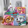 Cute P-PatrolS Cartoon P-PAWs Printed Blanket Picnic Blankets Warm Blanket Soft Comfortable Blanket Home Travel Birthday Gift 6