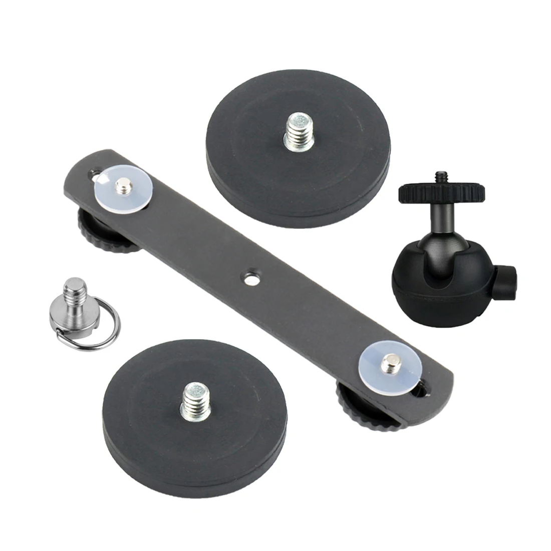 D43 D66 D88mm Magnetischer Magnetfuß Saugnapf Autotelefonhalter 1/4" Stativ Kugelkopf für GoPro Osmo Pocket Insta360 X3 Halter – Detail 25