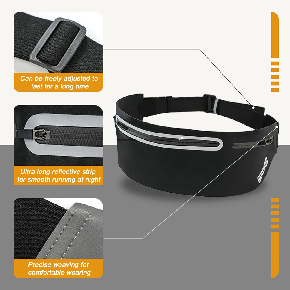 1PCS Slim Running Belt Fanny Pack-Phone Holder Waist Bag for Men Women-Lightweight & Bounce-Free for Workouts,Jogging,Travel
