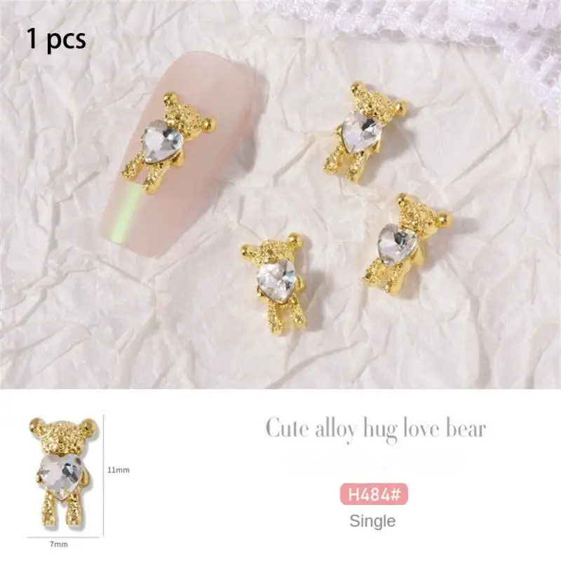 Lega Carino Manicure Accattivante Chiodo Decorativo Diamanti Luce Lusso Pratico Luce Lusso Manicure Durevole